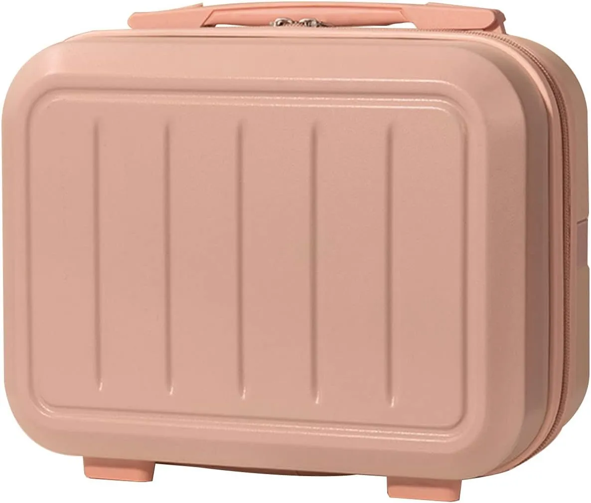 Portable Makeup Bag,Travel Cosmetic Bags,14 inch Suitcase Travel Cosmetic Bag Luggage Makeup Bags Portable Toiletry Organizer with Handle for Women Girls(Pink), 30x23x17cm