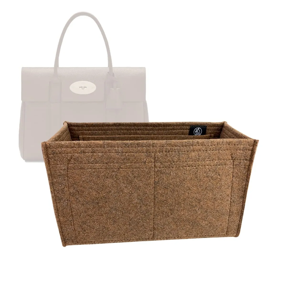 Premium Bag Organizer for Mulberry Bayswater (New Model) [Bag Length: 26cm / 10.2"] (Handmade/20 Color Options) [Purse Organiser, Liner, Insert, Shaper]
