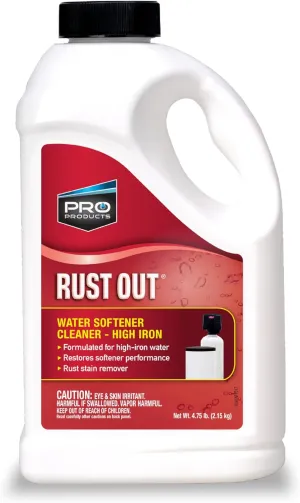 Pro Products - RO05B RO65N Rust Out Water Softener Cleaner And Iron Remover, 4.75 lb.