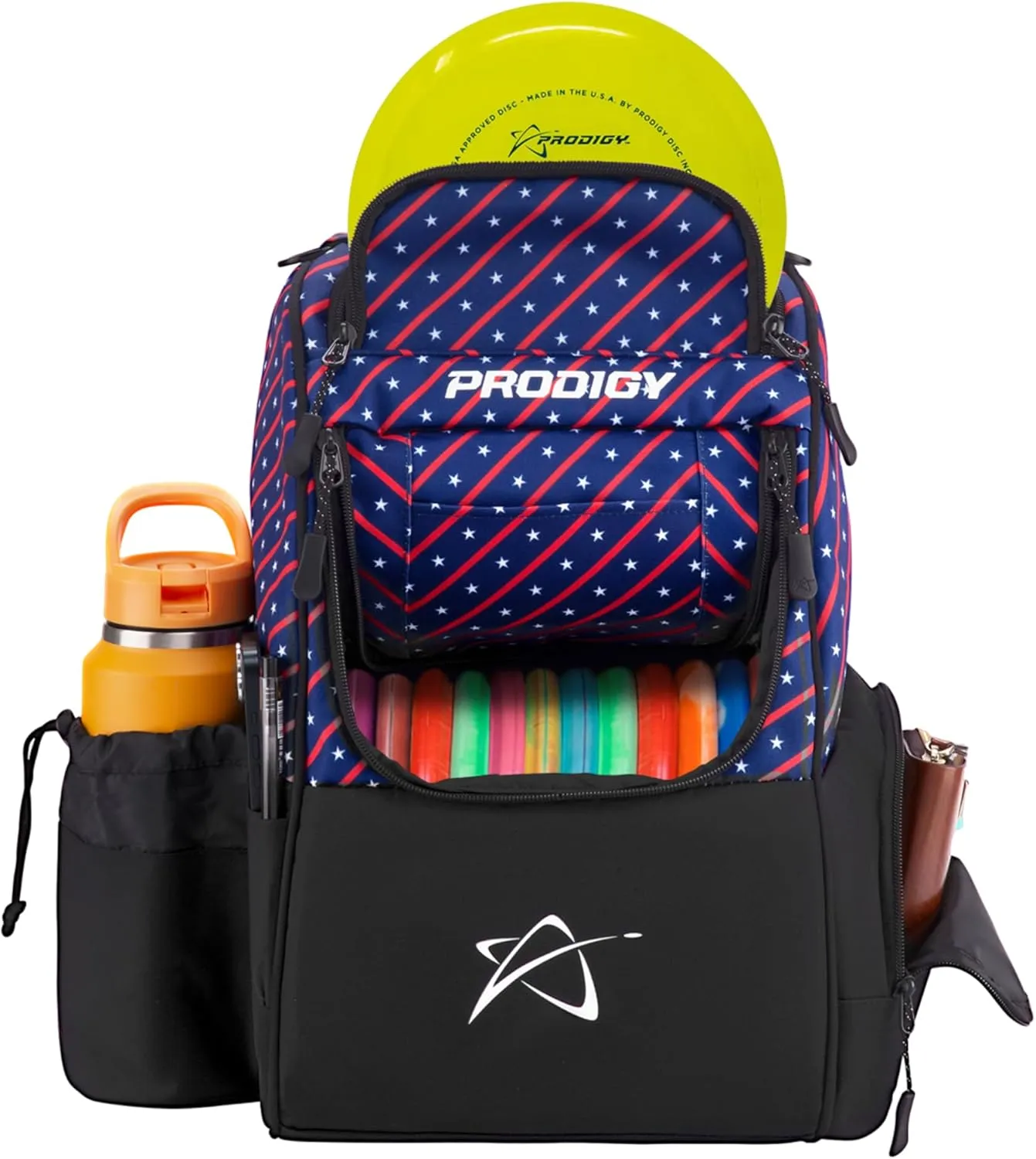 Prodigy Disc Ascent Disc Golf Backpack, Beginner Frisbee Backpack with 18  Disc Capacity, Lightweight Golf Starter Bag, Essential Accessories