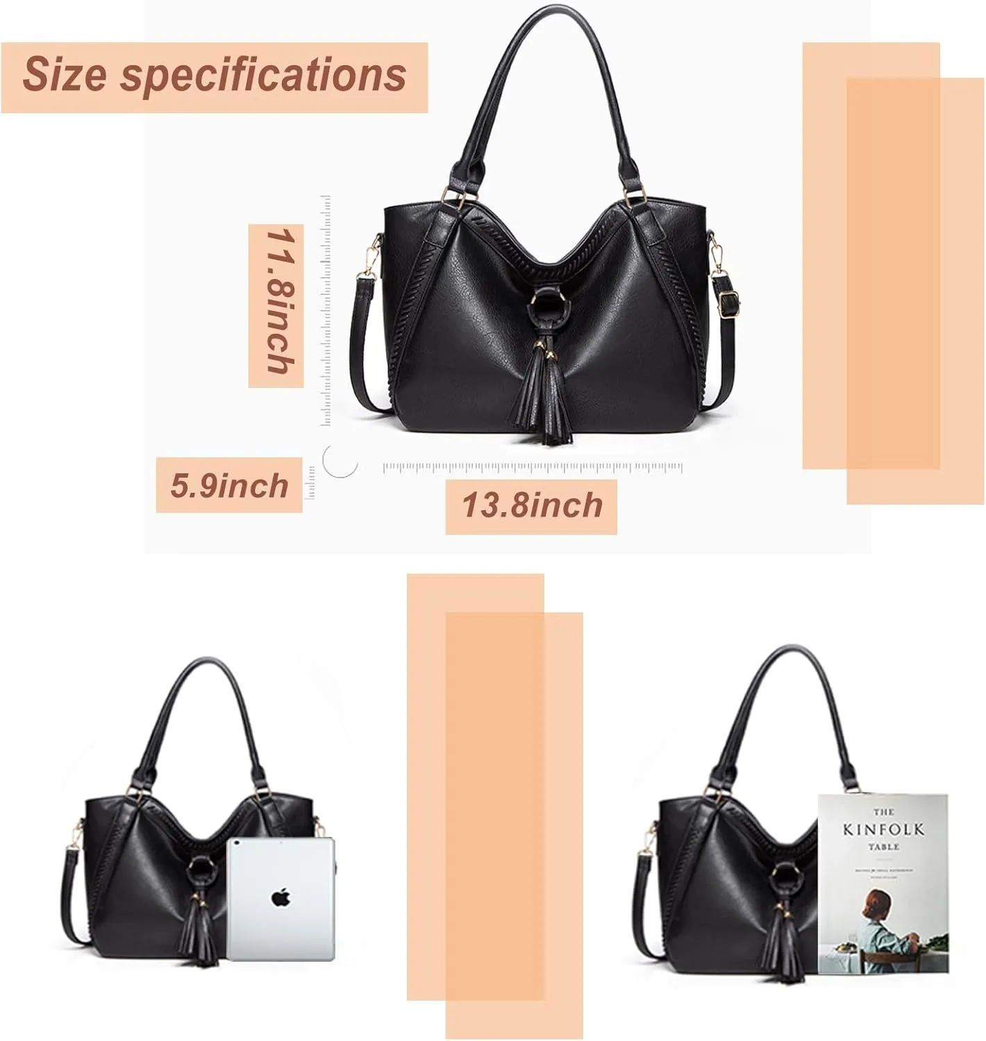 purses crossbody bags for women handbags leather hobo bags shoulder bag.
