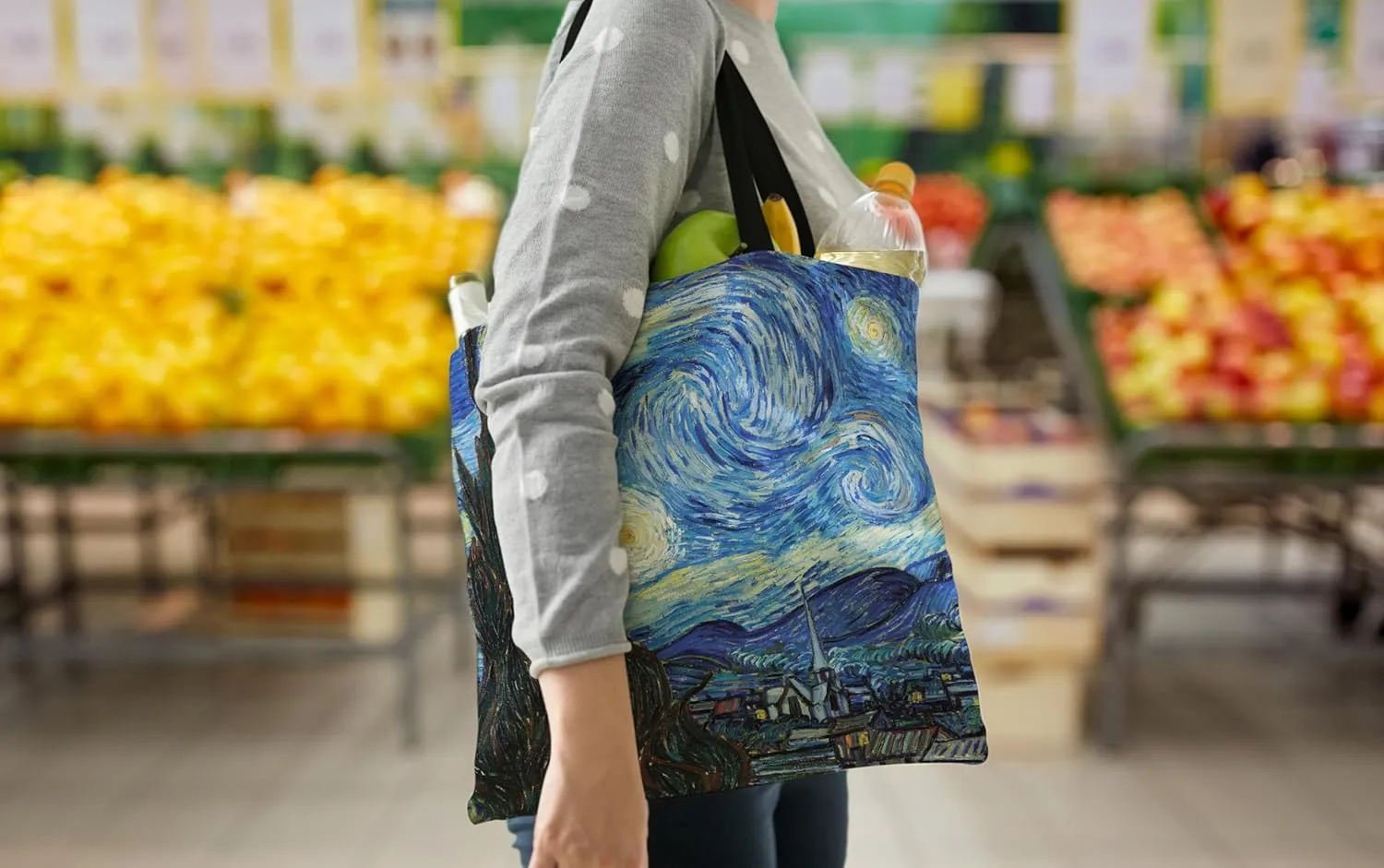 RainCaper Canvas Tote Bag for Women | Magnetic Closure & Open Interior Pocket | Holds Laptops, Magazines, Sunglasses, Books