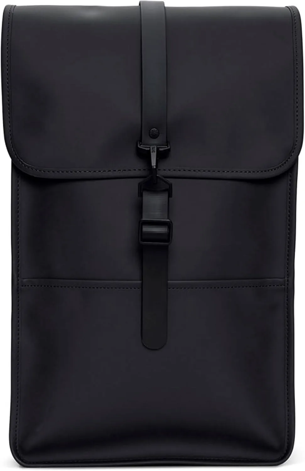 RAINS Backpack – Durable Waterproof Laptop Backpack for Men and Women for Travel, Work and Commuting – Black Bag with Secure Closure – 15" Laptop Pocket – 2 Year Warranty