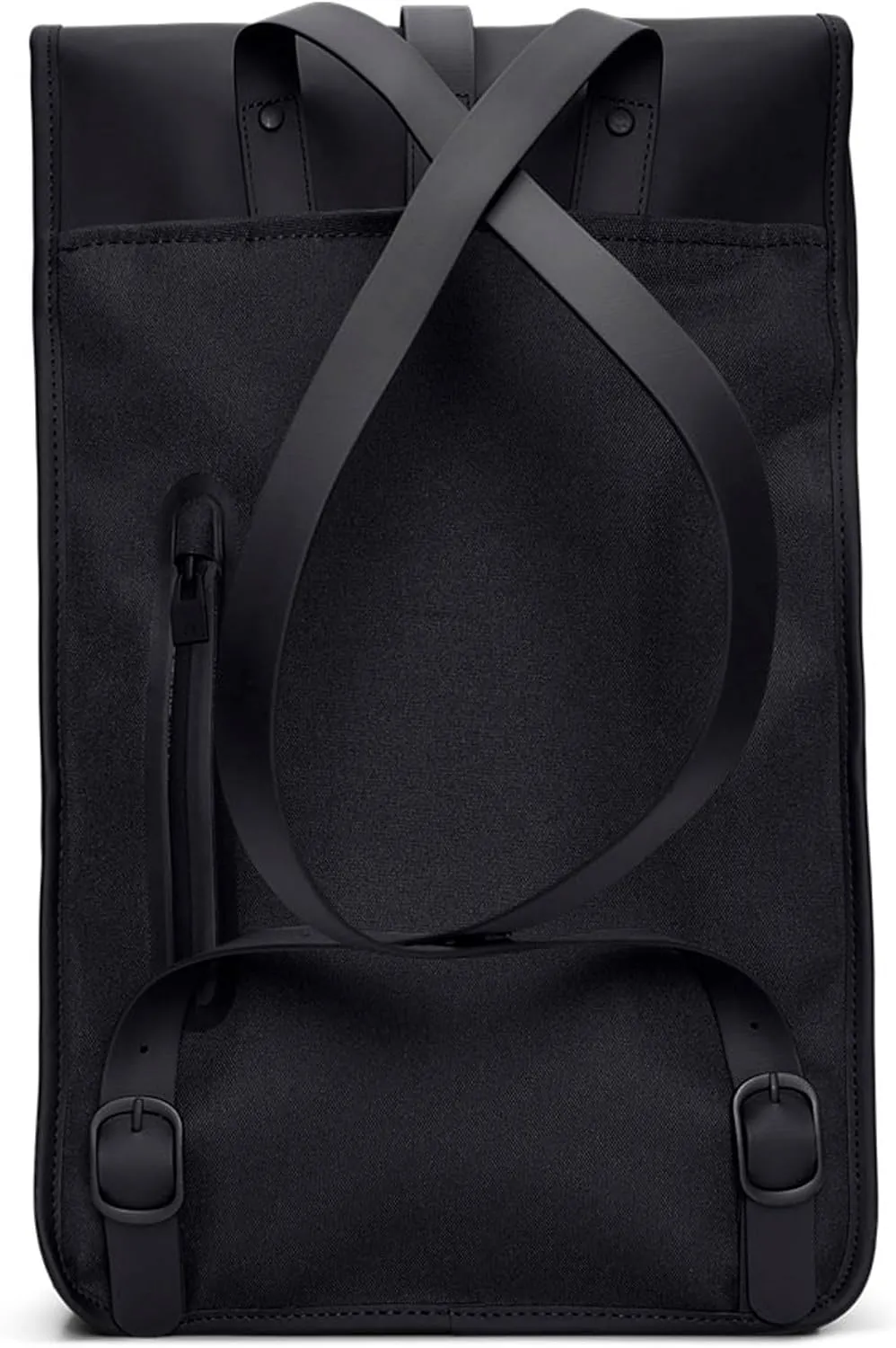 RAINS Backpack – Durable Waterproof Laptop Backpack for Men and Women for Travel, Work and Commuting – Black Bag with Secure Closure – 15" Laptop Pocket – 2 Year Warranty
