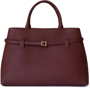 Rejolly Tote Bag for Women Buckle Belt Leather Handbag Top Handle Trendy Shoulder Purse
