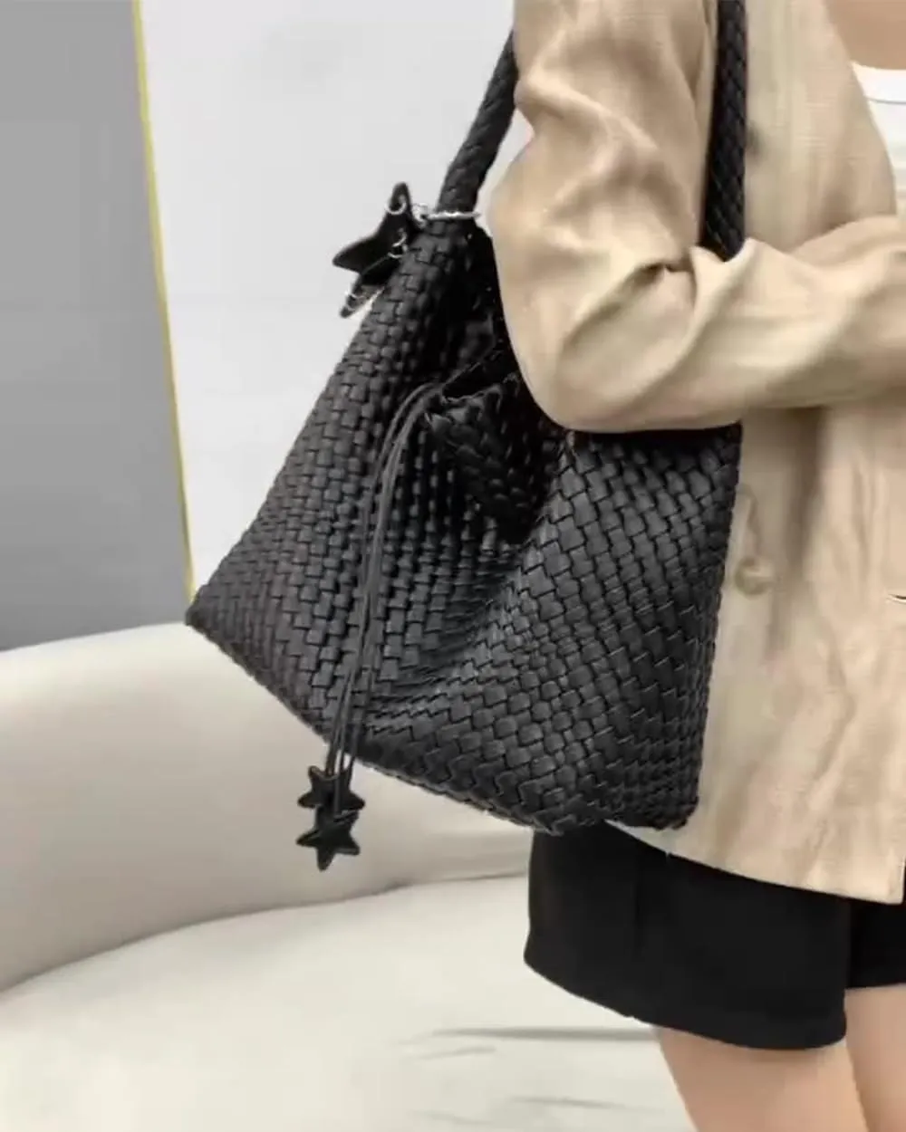 Rejolly Tote Bag for Women Buckle Belt Leather Handbag Top Handle Trendy Shoulder Purse