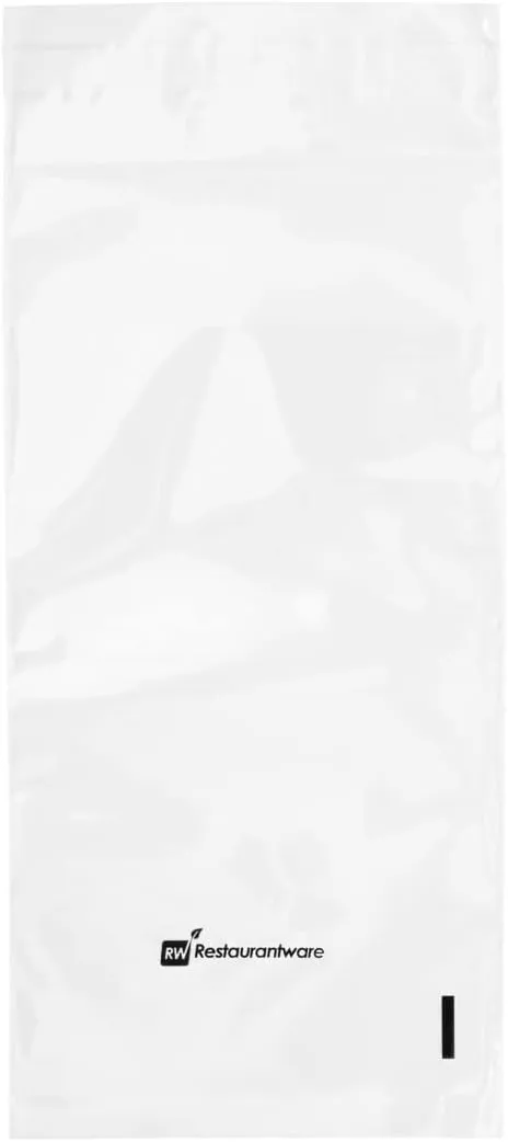 Restaurantware-5 x 3 Inch Treat Bags, 100 Microwavable Cookie Bags - Lip And Tape Design, Heat-Resistant, Clear Plastic Resealable Bakery Bags, Grease-Resistant, For Candy, Nuts, And Party Favors