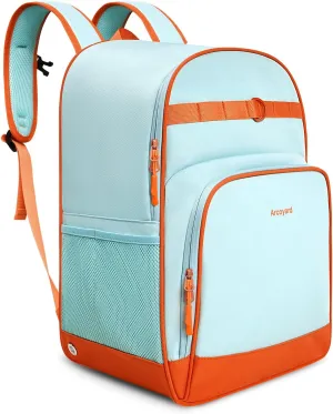 Roller Skate Bag for Women and Men, Lightweight Breathable Inline Skates Backpack Fits Shoes Up to US Men Size 14