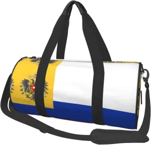 Russian Flag Duffel Tote for Men and Women Backpacking Travel and Storage Shoulder Bag