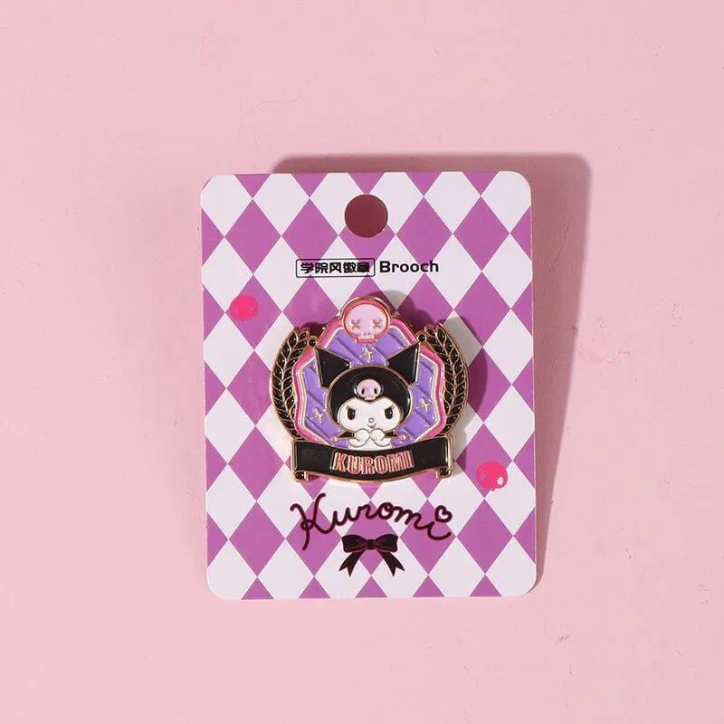 Sanrio College Style Medal Pins
