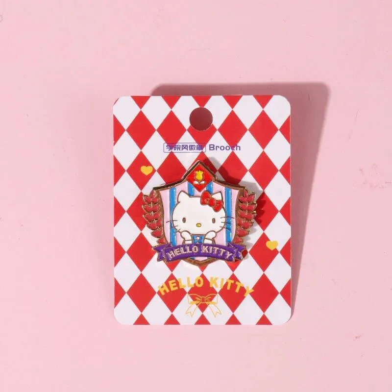 Sanrio College Style Medal Pins