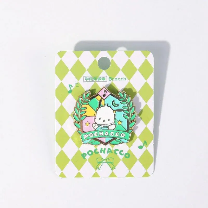 Sanrio College Style Medal Pins