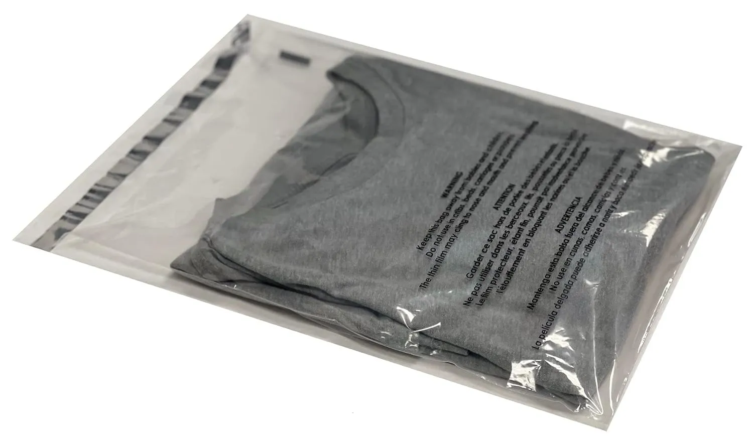 Secure Seal Self-Sealing Suffocation Warning Poly Bags 10x13 Inches | Clear Packaging Bags with Adhesive Strip | Ideal for FBA, Storage, Retail (Pack of 1,000)
