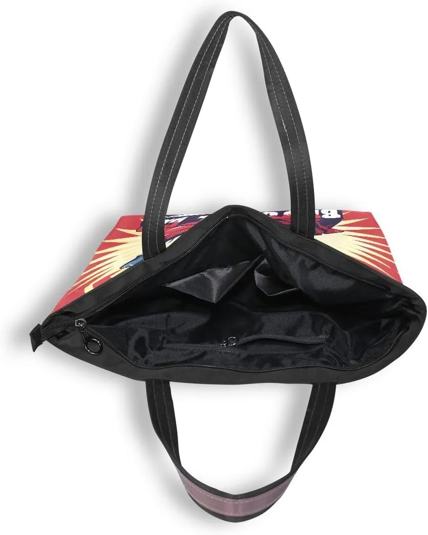 senya Struggle Dog Shoulder Bags Large Handle Ladies Handbag