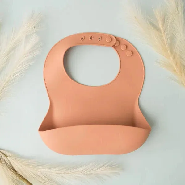 Silicone Bib - Blush