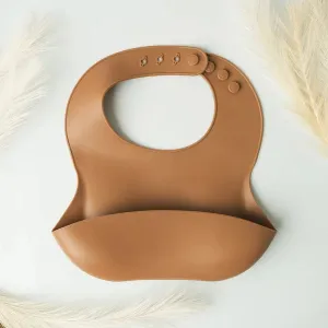 Silicone Bib - Mocha