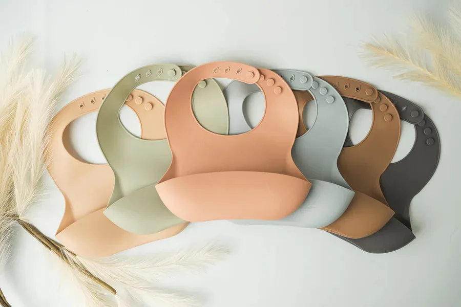 Silicone Bib - Mocha
