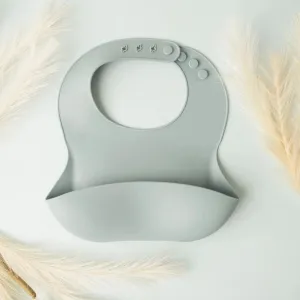 Silicone Bib - Sky
