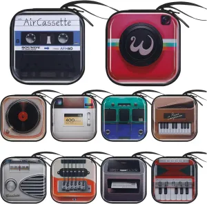Silkfly 10 Pcs Retro Tinplate Coin Purse Key Coin Small Purse Creative Change Storage Pouch Zipper Mini Pocket Wallet for Kids Boys Girls Women Men Gifts