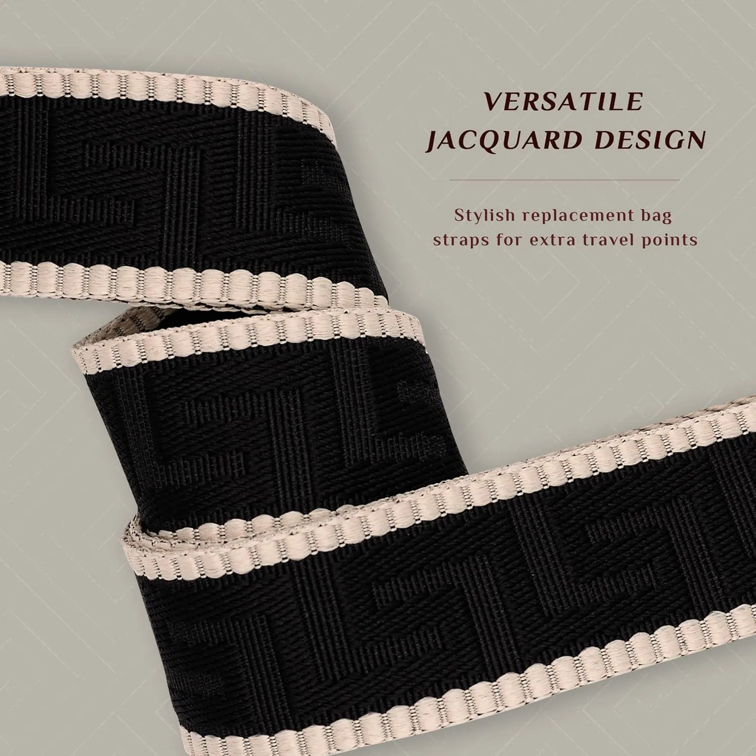 Silver Hardware Purse Strap,Replacement Crossbody Adjustable Shoulder Strap for Handbag Bag