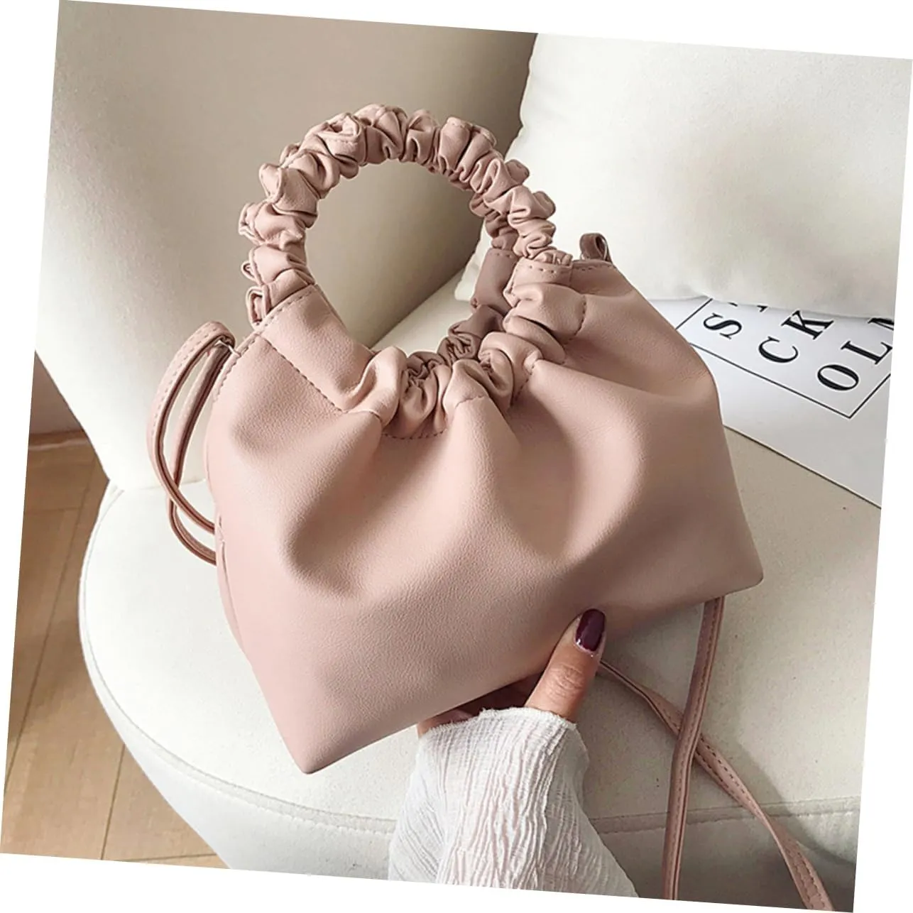 Simple Crossbody Handbag Sling Bags for Women Over The Shoulder Purses for Women Wristlet Clutch Purses