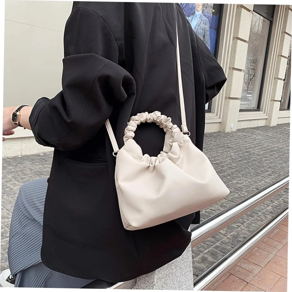 Simple Crossbody Handbag Sling Bags for Women Over The Shoulder Purses for Women Wristlet Clutch Purses