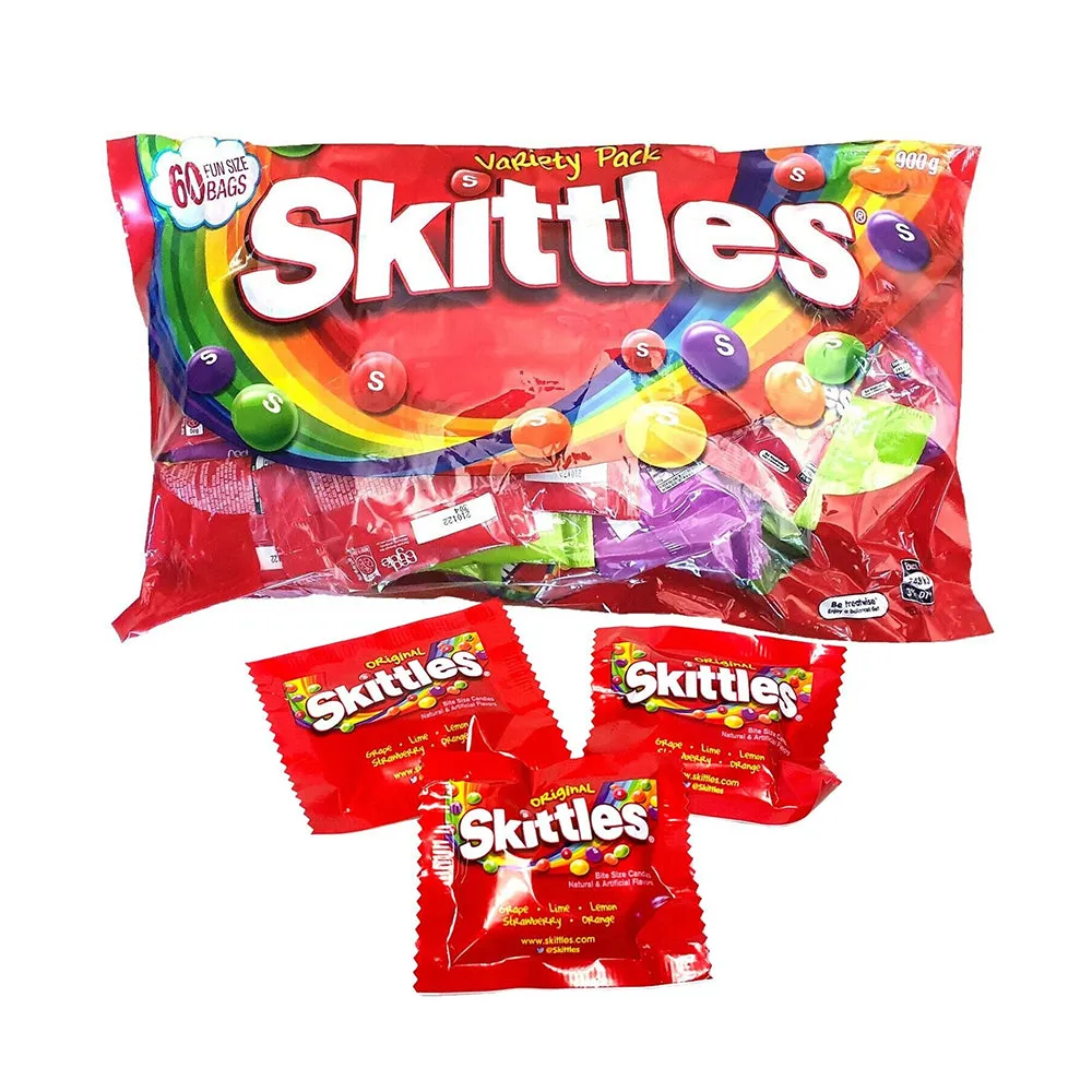 Skittles Variety Pack - 60 Bags, 900g