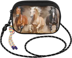 Small Crossbody Bags Horse Herd Dust for Women Cell Phone Purses Women's Shoulder Handbag Wallet Purse