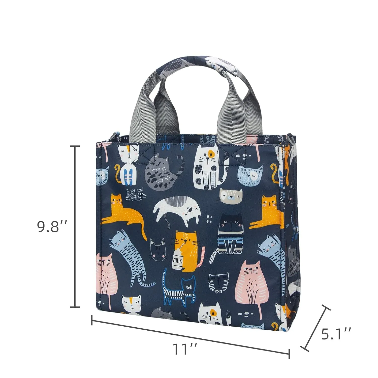 Small Diaper Bags Waterproof Travel Tote Mini Diaper Bag Multi-Function Baby Bags Crossbody Purse(Cat Paradise)