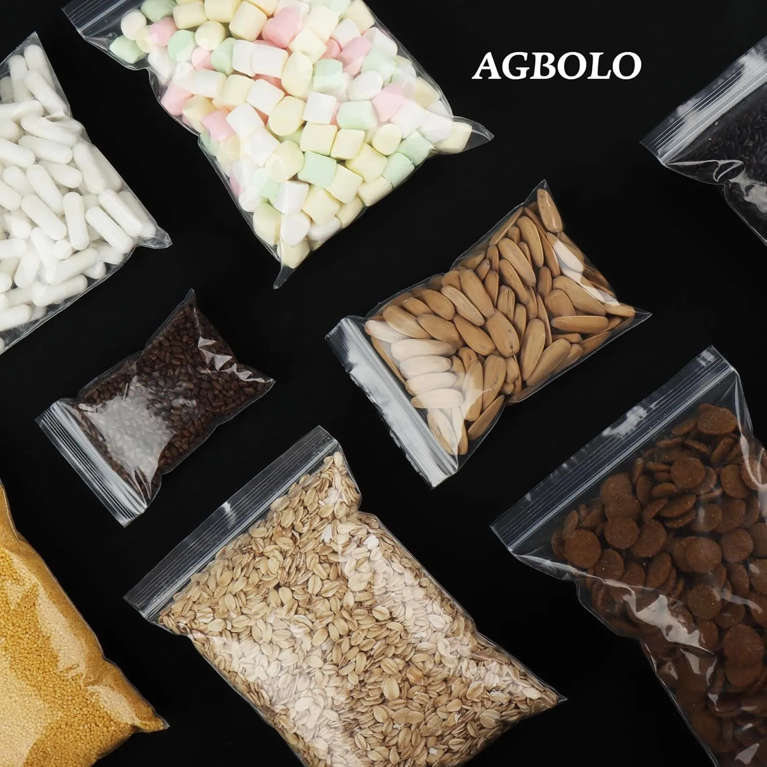 Small Plastic Bags for Jewelry 200 Pcs, 3x4 Small Zip top Lock Bags Resealable, 2 Mil Clear Mini Plastic Bags for Storage, Candy, Small business, Screws