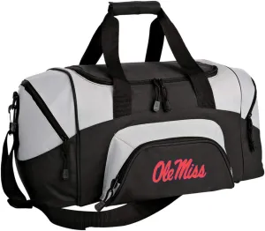 SMALL University of Mississippi Duffel Bag Ole Miss Gym Bags or Suitcase