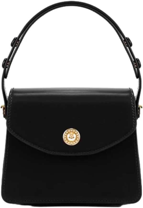Solyinne Leather Shoulder Bags for Women Crossbody Bags Magnetic Closure Small Purse Handbags with Adjustable Strap