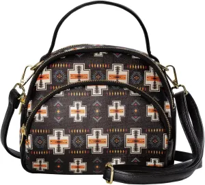 Southwest Crossbody Bags For Women, Handbags, Shoulder Bag, Purse, Pu Leather, With Adjustable Strap