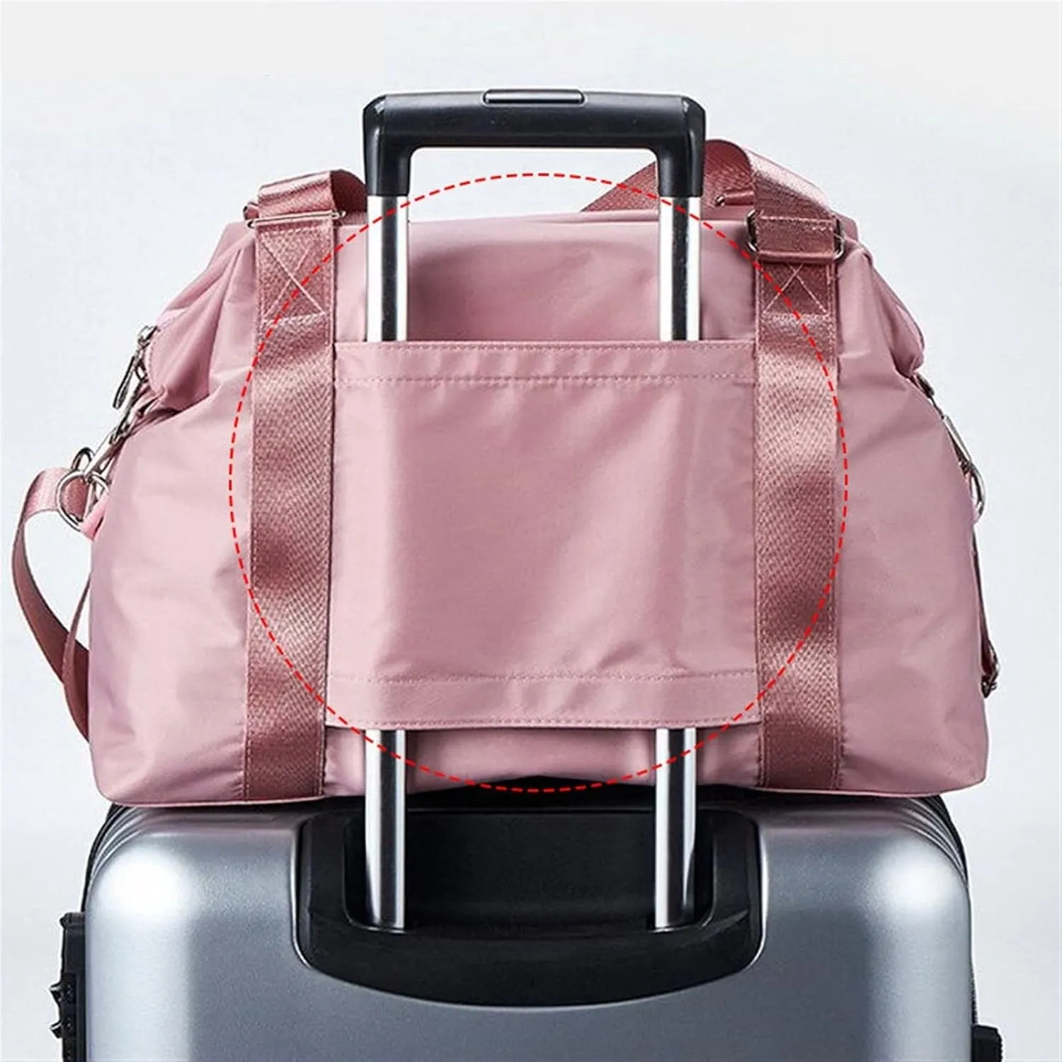 Sports Duffel Bags Travel Women Fitness Bag Gym Bags Dry And Wet Sports For Yoga Sport Bag Gymtas Woman Man Luggage(Black)