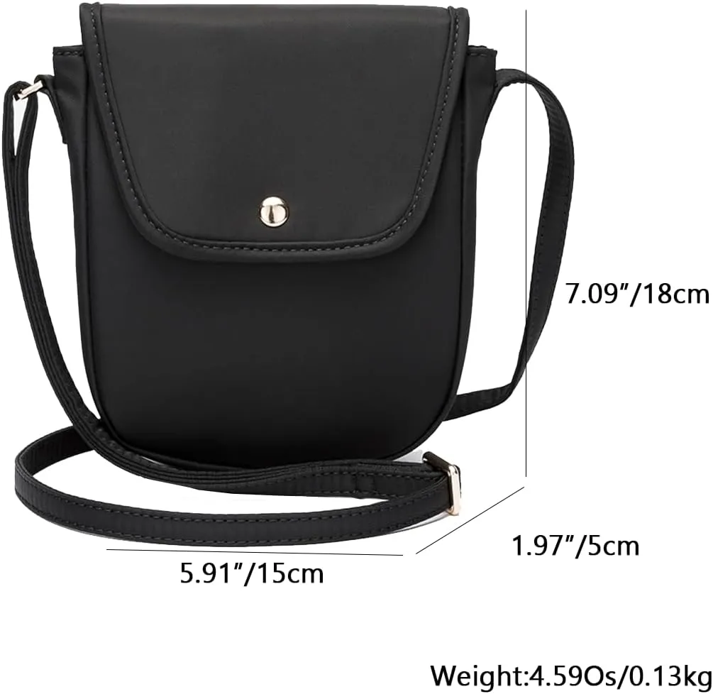 Square Crossbody Bag Flapover Small Satchel Purse Hand Bags for Women