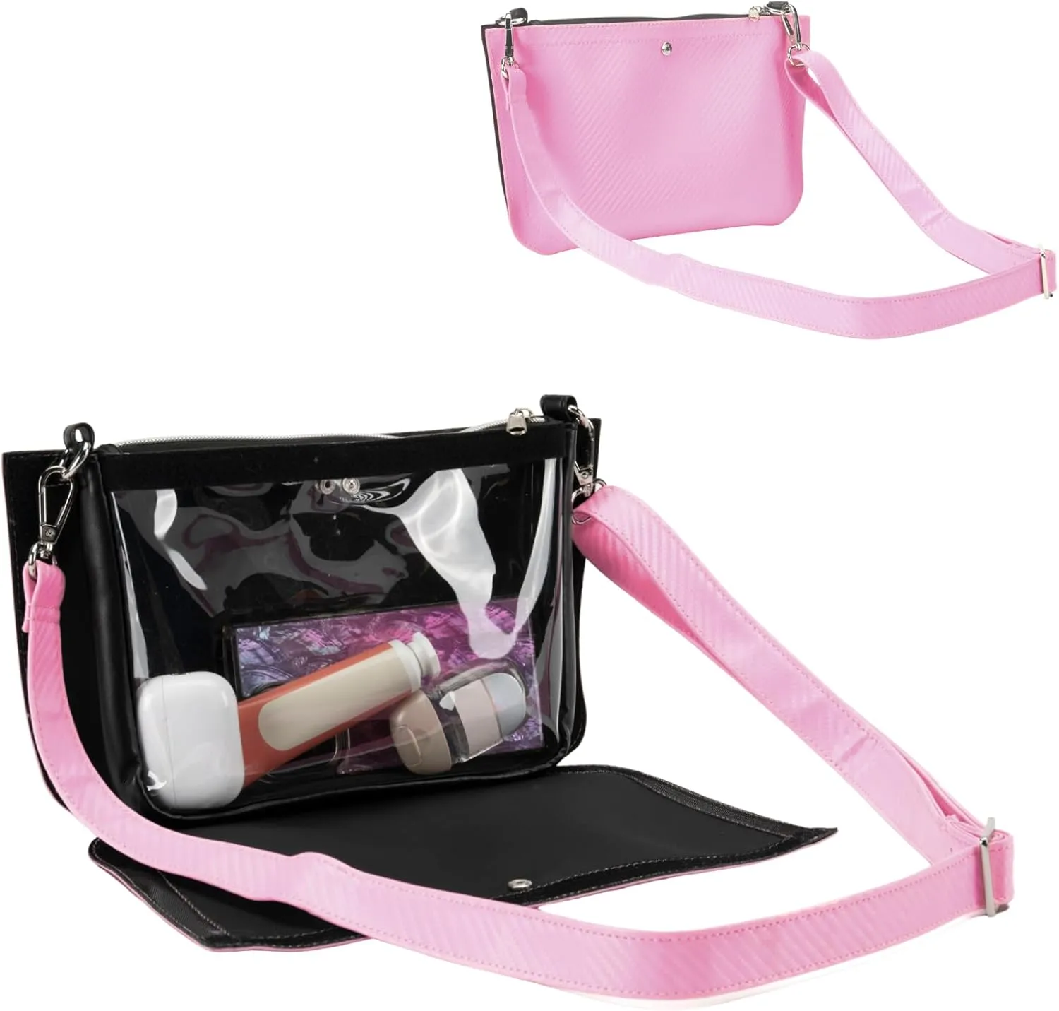 Stadium Bag Full Set - Clear Bag with Removable Outer Wrap, Stadium Approved Clear Bag for Concerts, Sports, Events