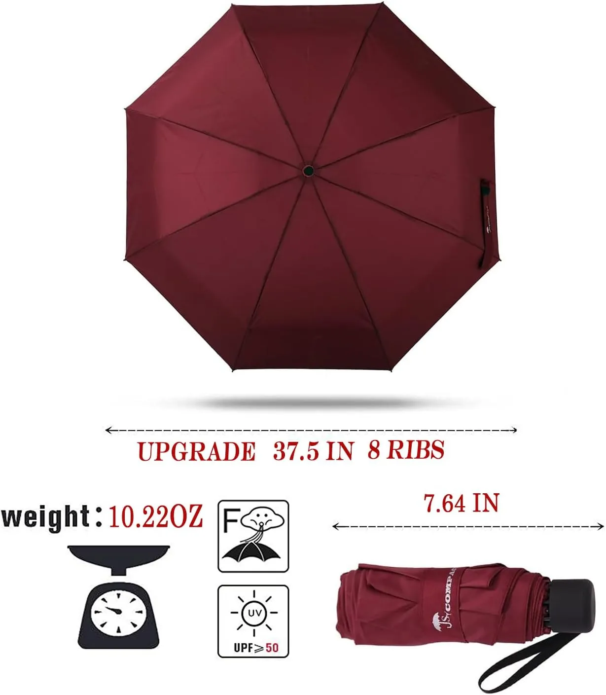 SY COMPACT Travel Umbrella - Lightweight Portable Mini Compact Umbrellas-Factory Outlet Shop