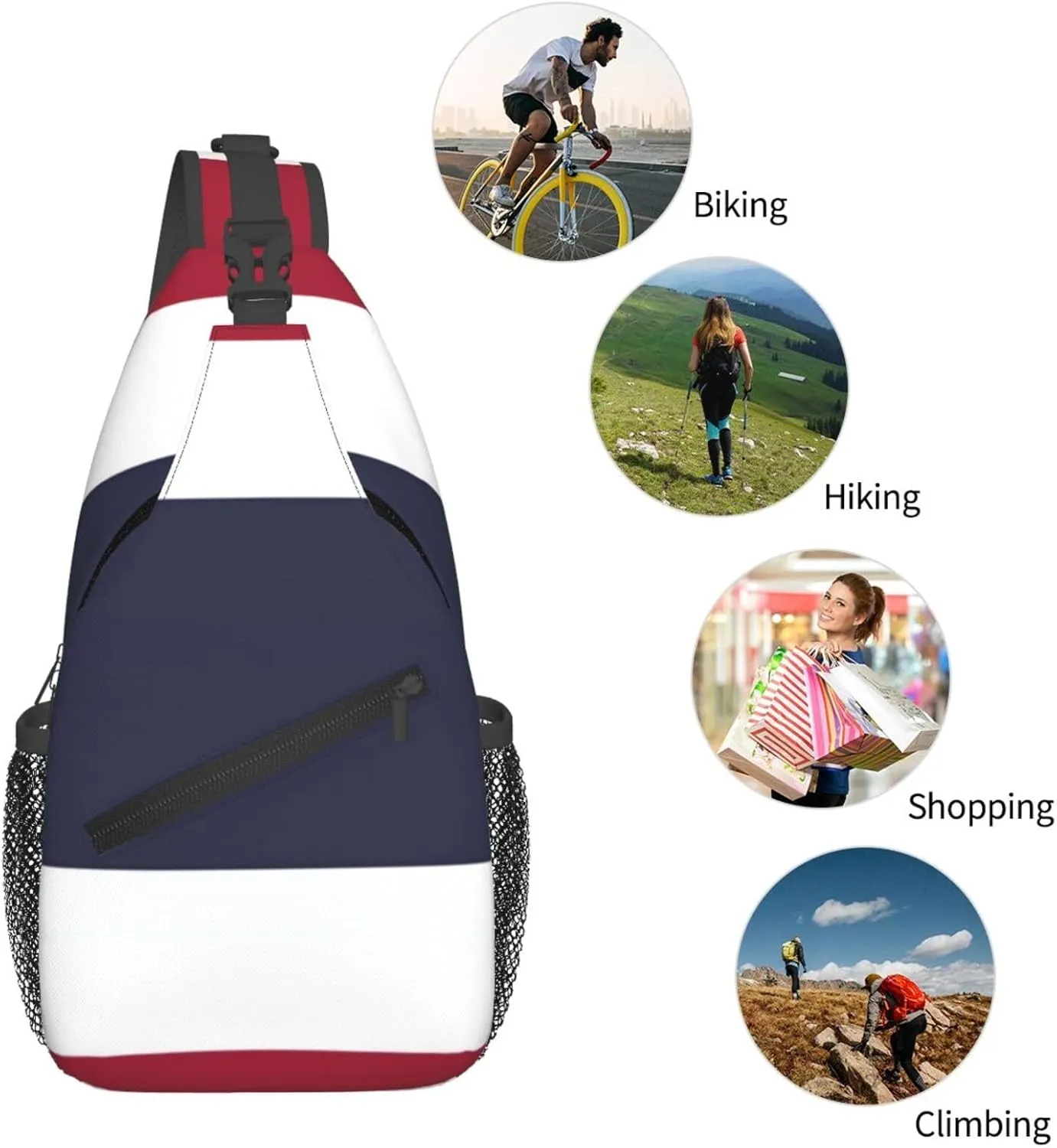 Tanzania Flag Men's And Women's Small Crossbody Bags Chest Bags Daily Bags Are Suitable For Outdoor Hiking Trips