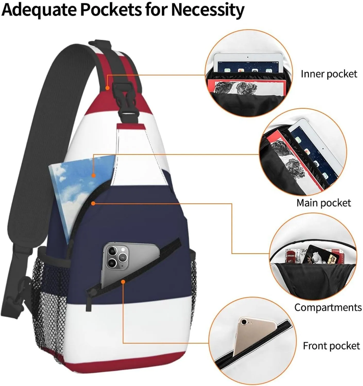Tanzania Flag Men's And Women's Small Crossbody Bags Chest Bags Daily Bags Are Suitable For Outdoor Hiking Trips