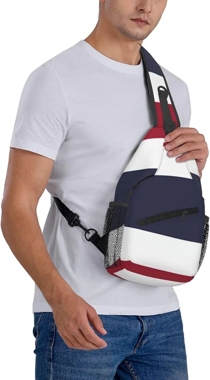 Tanzania Flag Men's And Women's Small Crossbody Bags Chest Bags Daily Bags Are Suitable For Outdoor Hiking Trips