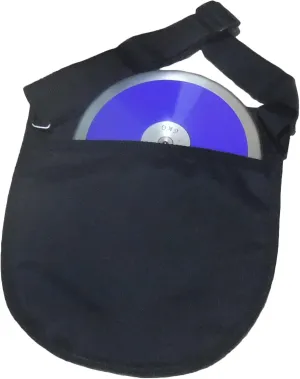 TC Black Discus & Shot Put Carry Bag - High School Track and Field Shot Put/Discus Carrier Bag - Features 2 Large Pockets With an Adjustable 2" Web Carry Strap