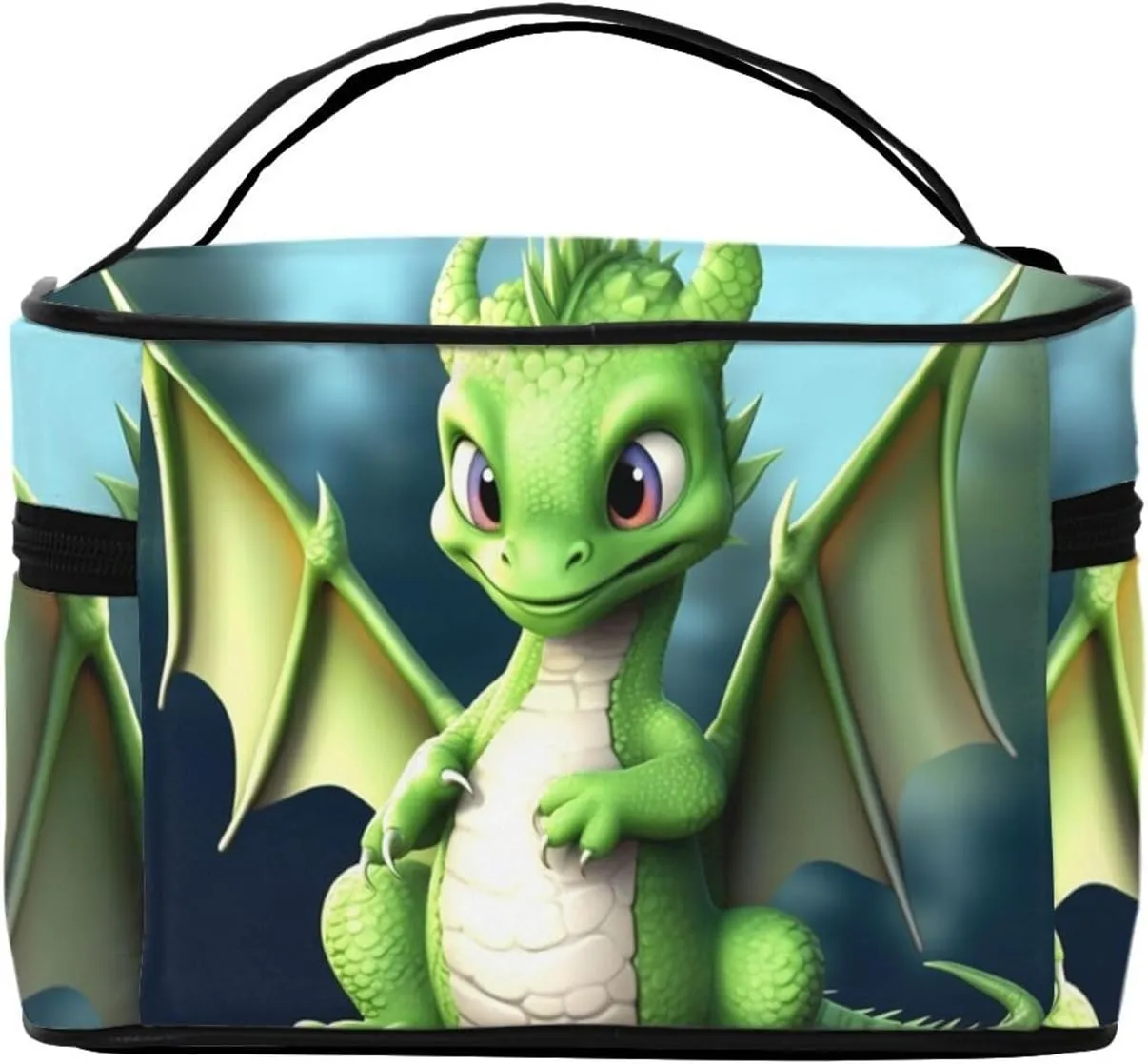 Toiletry Bag for Women Men Dopp Kit Travel Makeup Bag Make Up Organizers Cosmetic Bag Dragon Cute Hanging Toiletry Bag Shaving Bag with Large Capacity for Travel