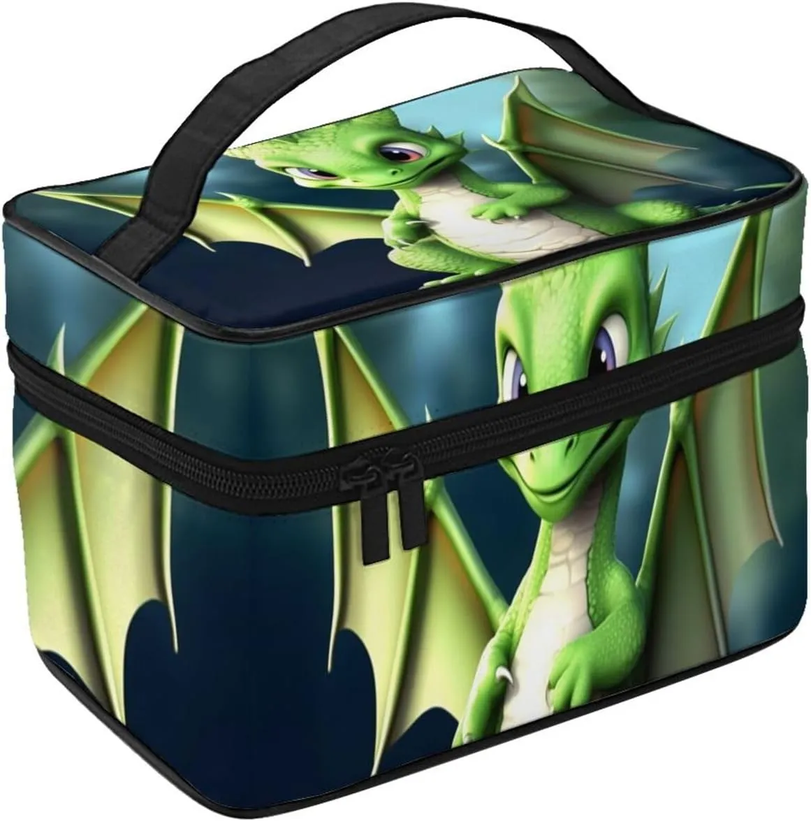 Toiletry Bag for Women Men Dopp Kit Travel Makeup Bag Make Up Organizers Cosmetic Bag Dragon Cute Hanging Toiletry Bag Shaving Bag with Large Capacity for Travel