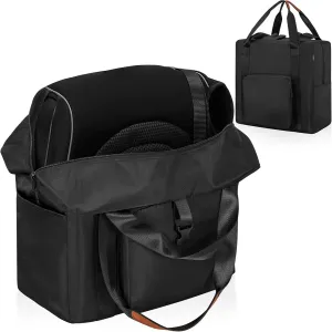 TORIBIO Backless Booster Car Seat Travel Bag, for Gb Pockit, Tote Bag Strollers Bags for Airplane Gate Check, Black