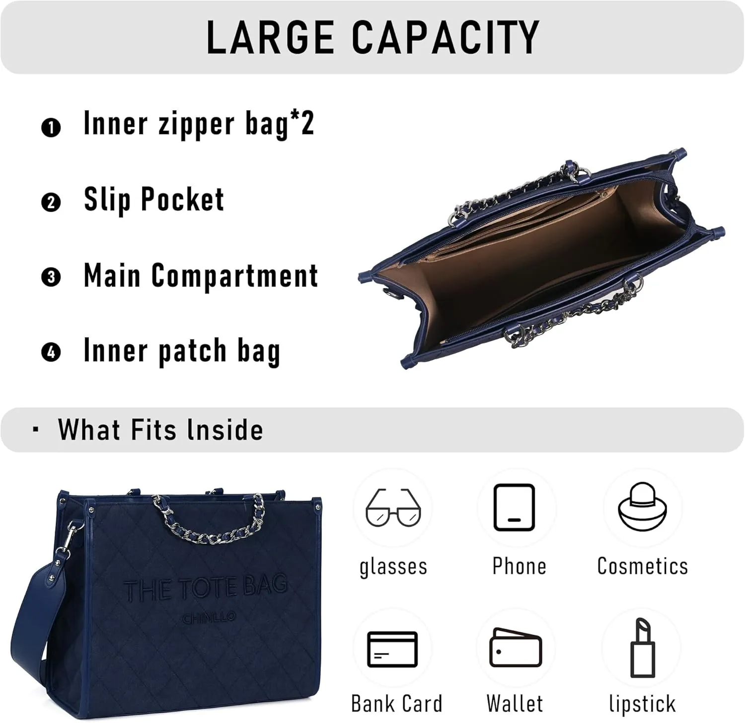 Tote Bag for Women, Top Handle Stachel Purse and Handbags with Shoulder Strap