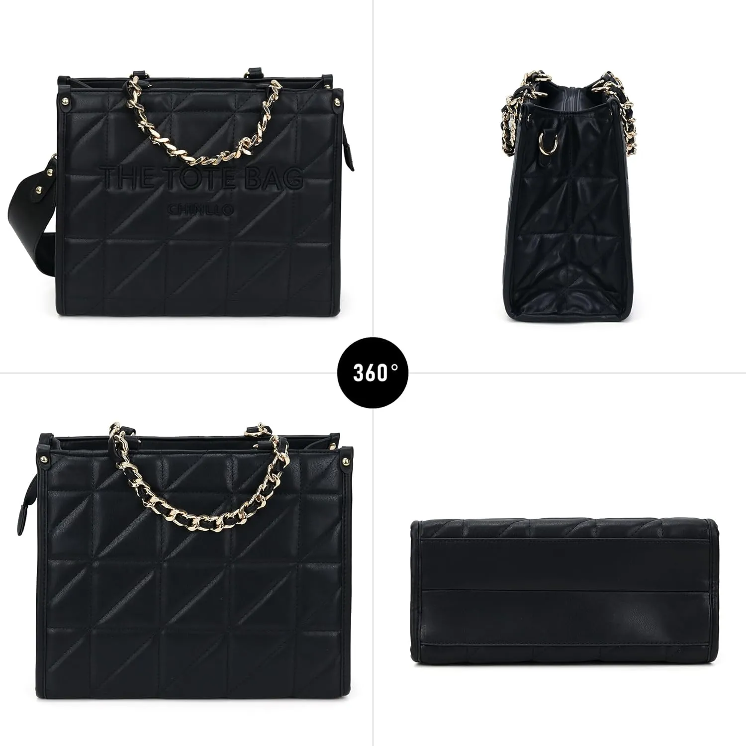 Tote Bag for Women, Top Handle Stachel Purse and Handbags with Shoulder Strap
