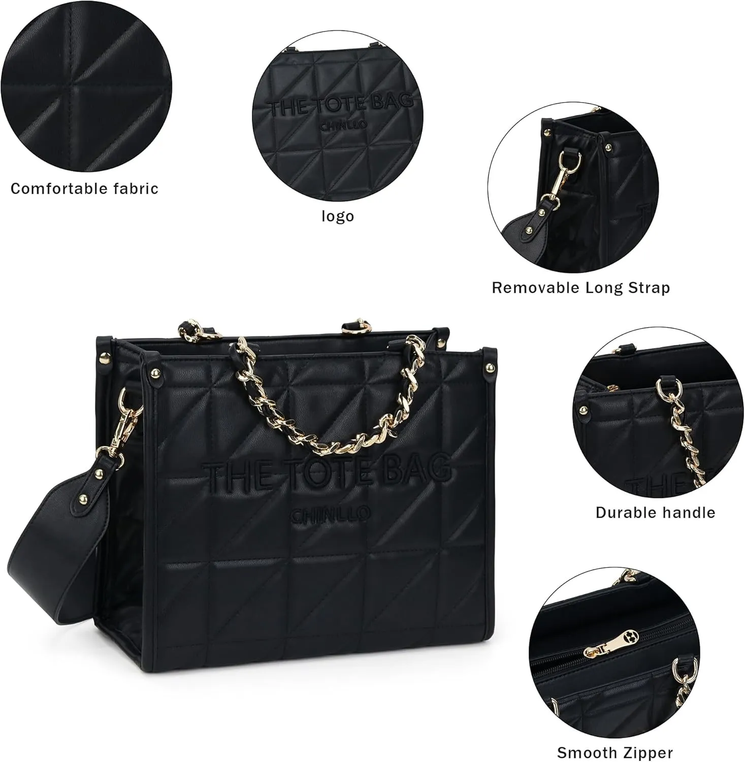 Tote Bag for Women, Top Handle Stachel Purse and Handbags with Shoulder Strap