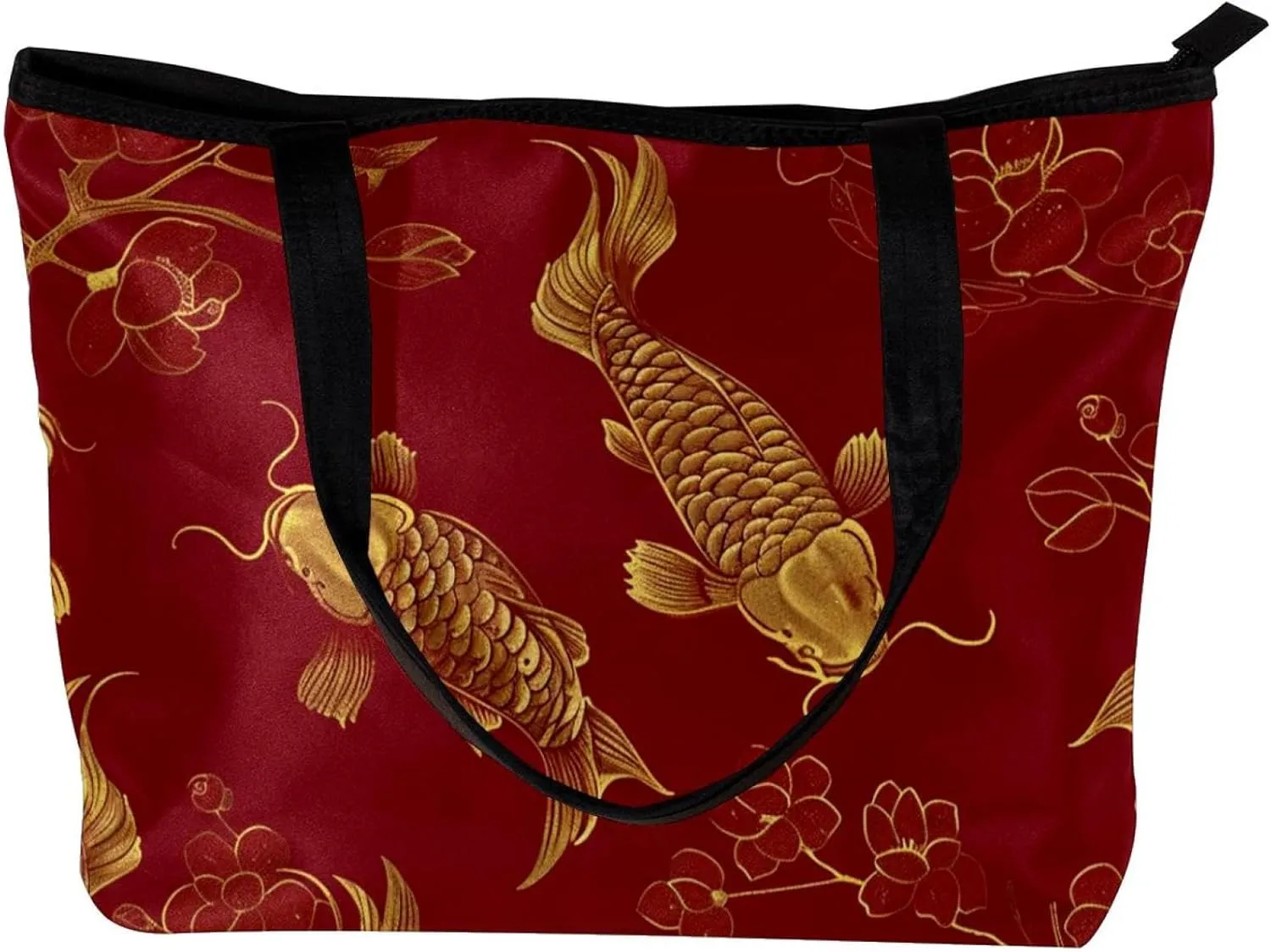 Tote Bag, Large Tote Bag, Women's Tote Handbags, Red Heart Valentine, Tote Bags Women
