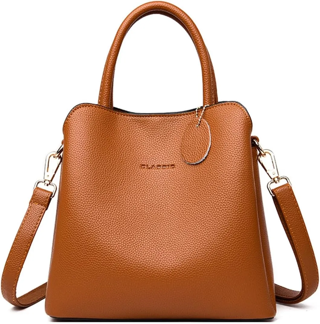 Tote Bag With Zipper,Large Purses for Women Shoulder Bag,Top Handle Satchel Handbag for Travel Work ZW-1076