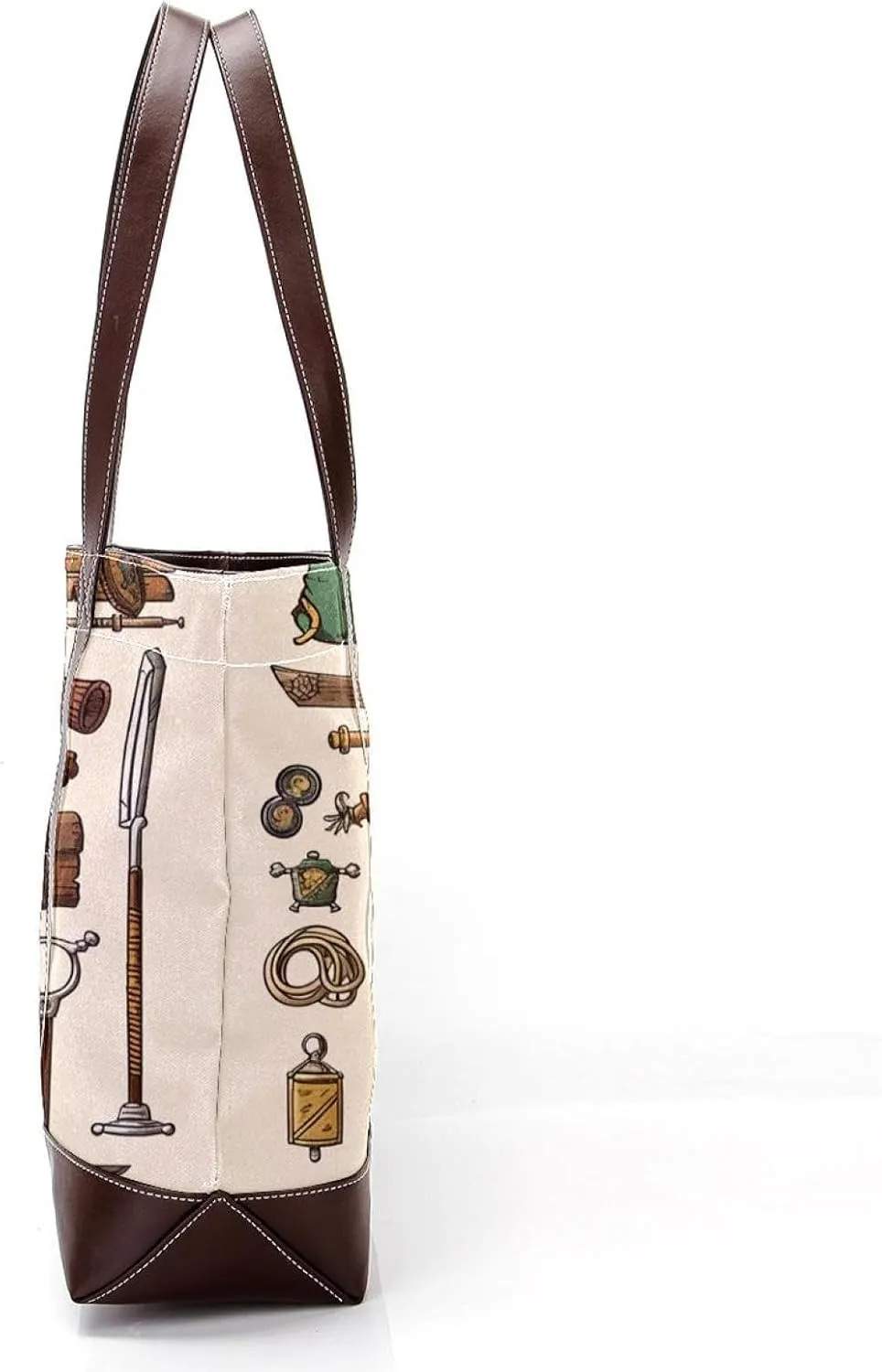 Tote Bags, Large Tote Bag, Tote Bag with Zipper, Nautical Anchor Ocean Summer, Tote Bags for Women